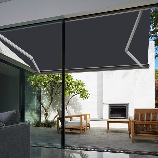 Tenda A Bracci Estensibili QUICK STAR Bordeaux 250x130 Cm - Perfetta Per Terrazzo E Balcone, Montaggio Senza Fori - 2