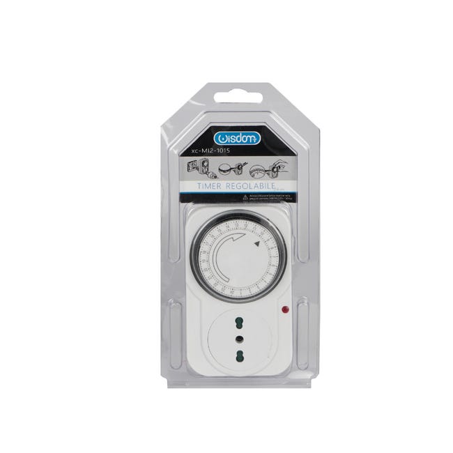 Timer Meccanico Giornaliero 24h Con Cavalieri