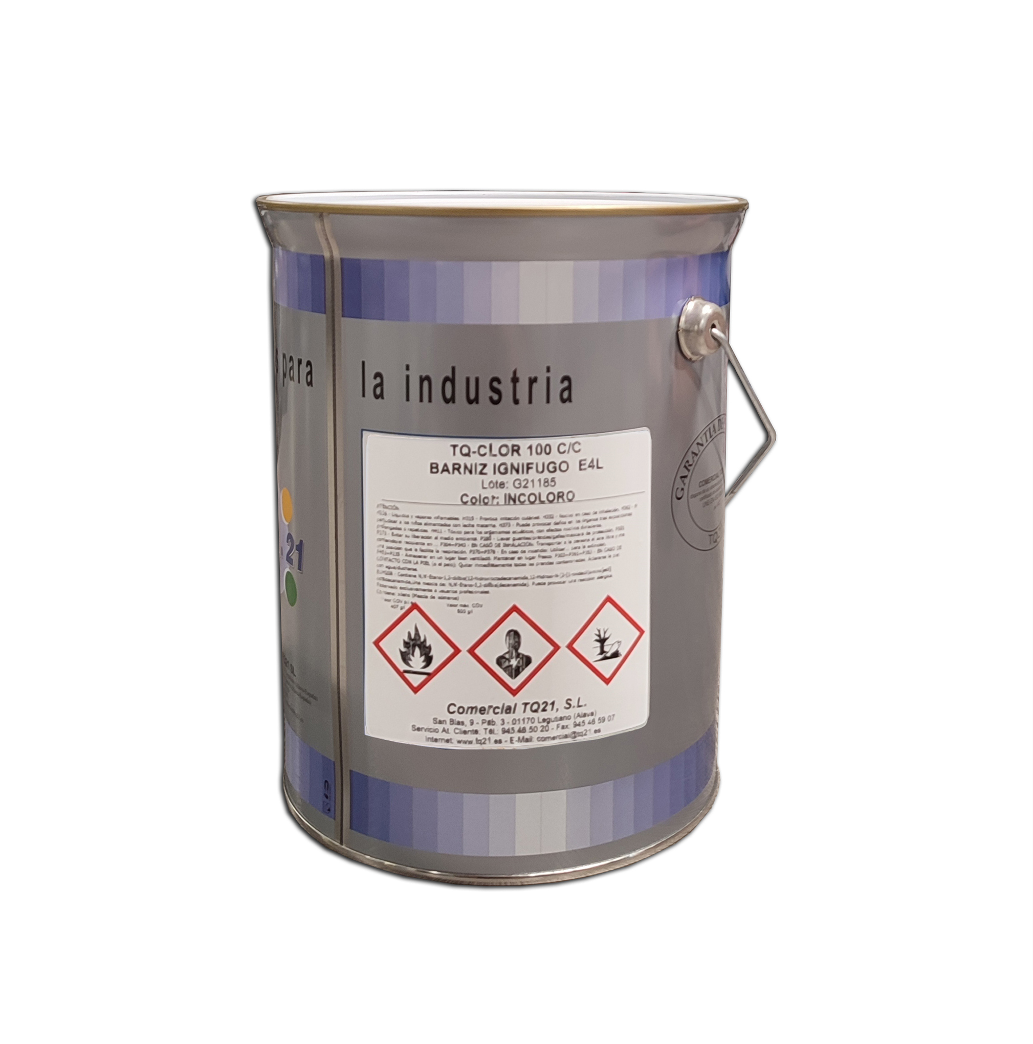 Barniz Ignifugo Incoloro Tq-Clor 100 C/C 4 Lt | Leroy Merlin