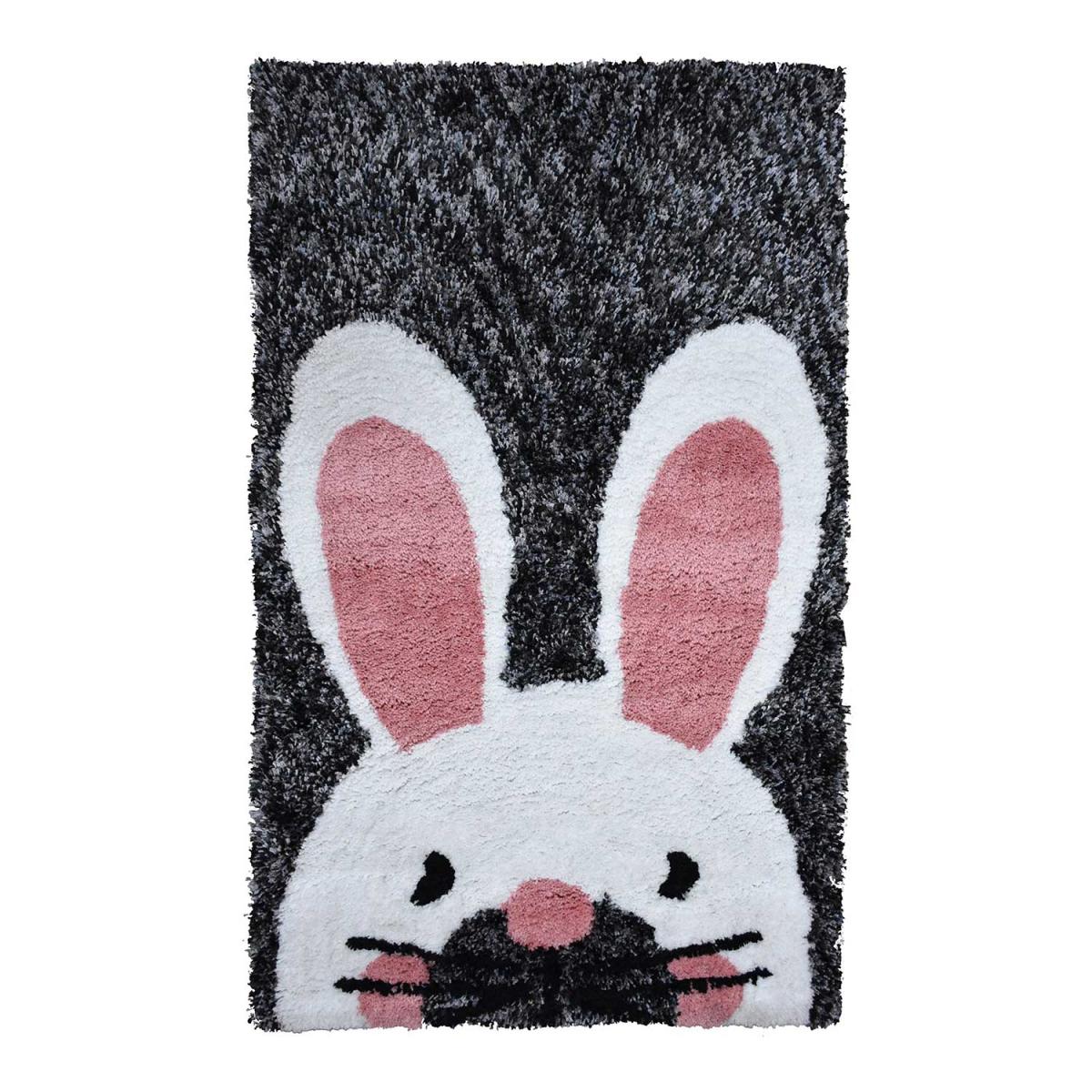 Tapis enfant RABBIT 50x80 multicolore tufté Leroy Merlin