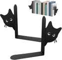 Serre-livres en métal chat - 2 pièces serre-livres décoratifs en métal animal, Serre-livres en métal chat noir | Serre-livres créatifs et uniques Serre-livres en métal chat - 2 pièces serre-livres décoratifs en métal animal, Serre-livres en métal chat noir | Serre-livres créatifs et uniques