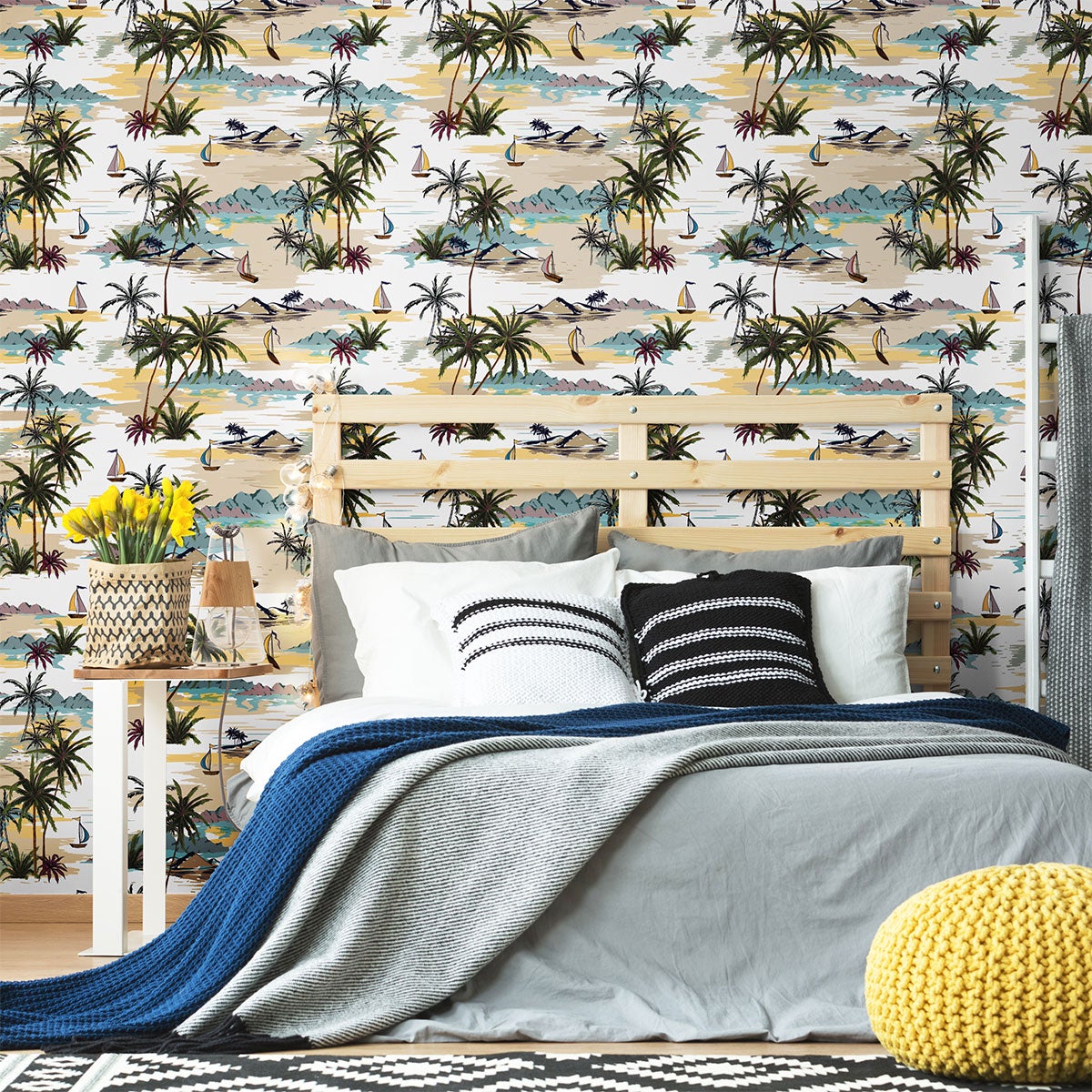 Adesivo arazzo tropicale San Luis - Sticker adesivo - adesivi murali - 60x60cm - 3