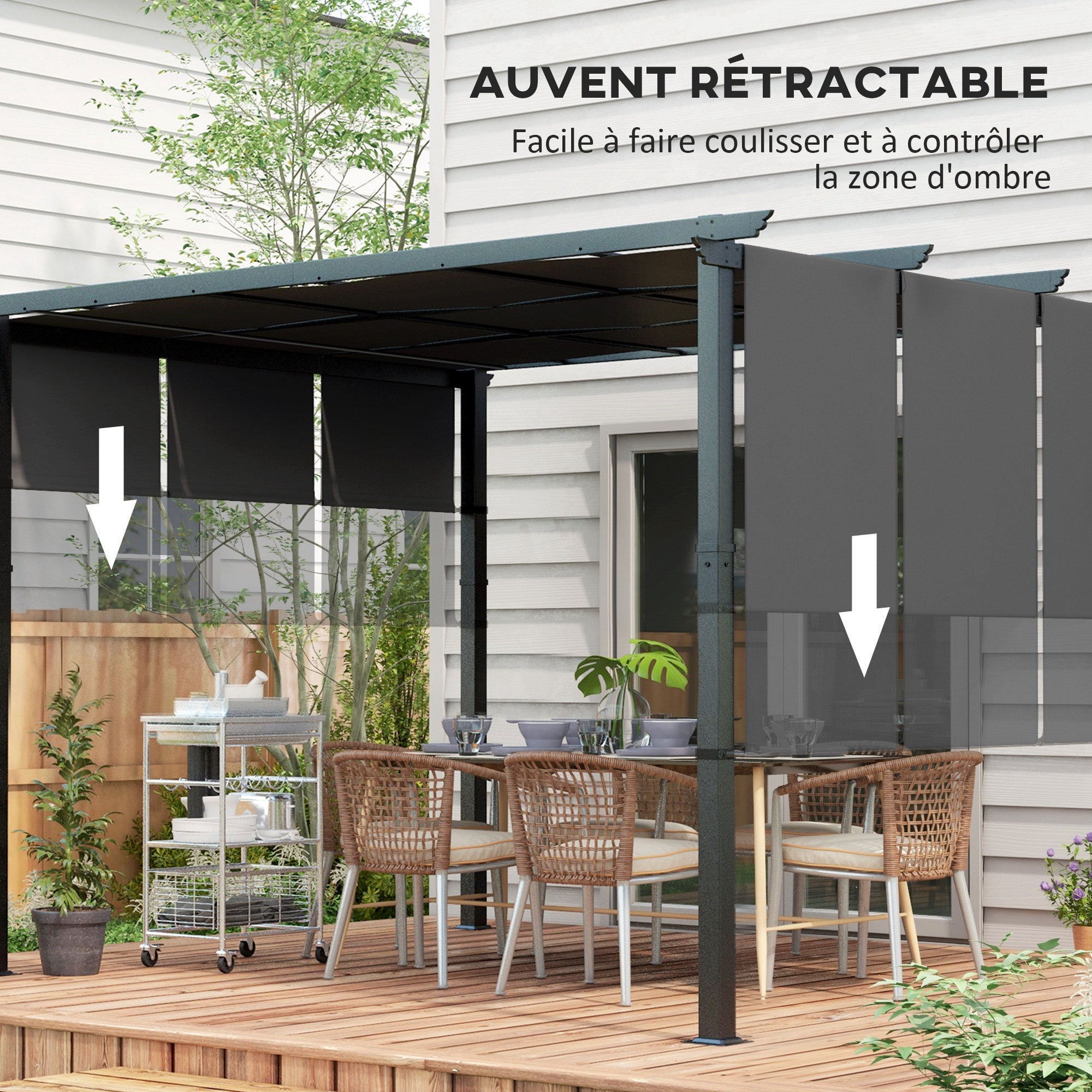 Pergola Acier Outsunny - 4