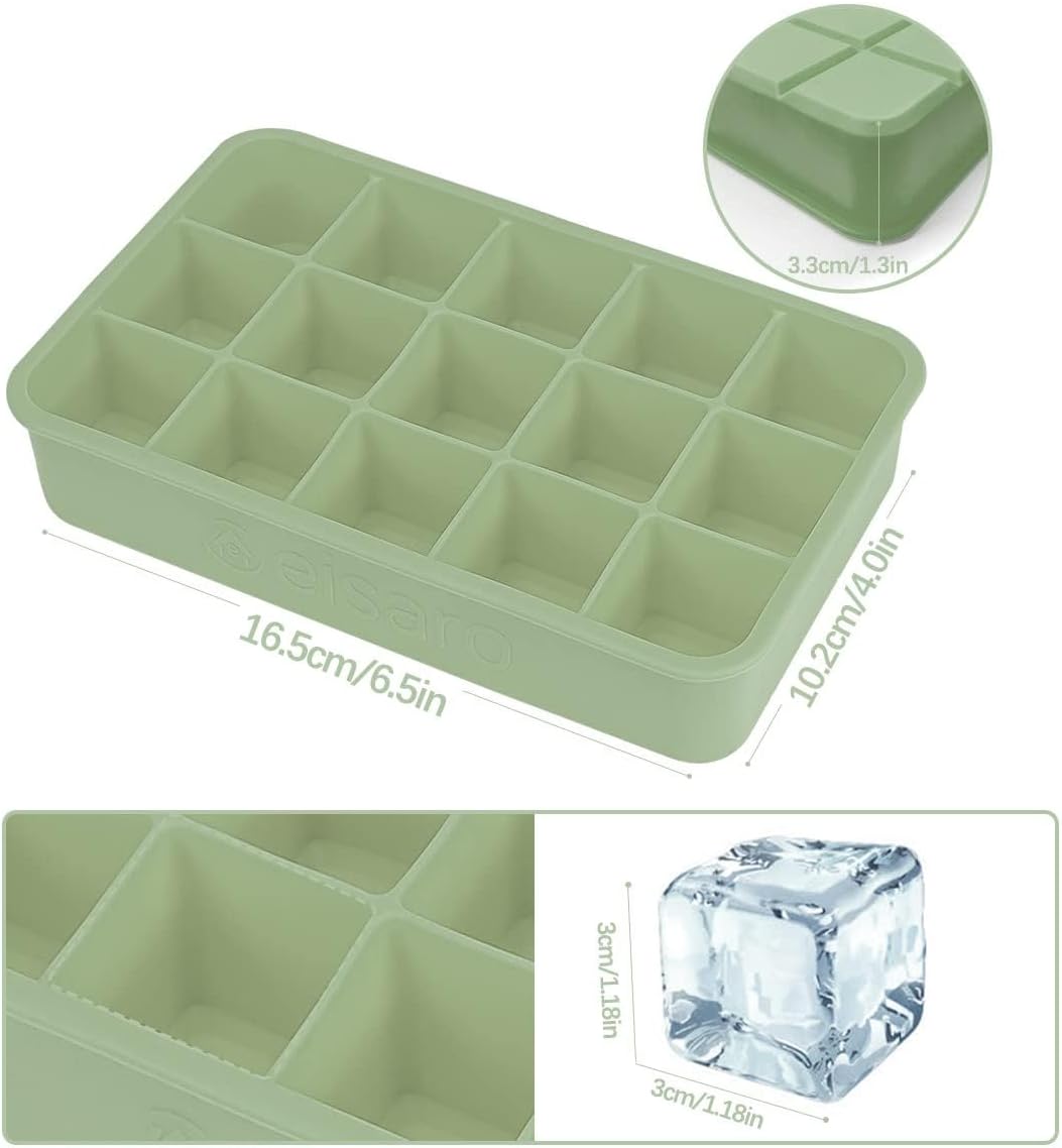 Stampo per ghiaccio in silicone Stampo per ghiaccio morbido e duro per uso alimentare Stampo per gelato Blocco di ghiaccio Bevanda fai da te Vassoio per crema Cubi per frigorifero da cucina