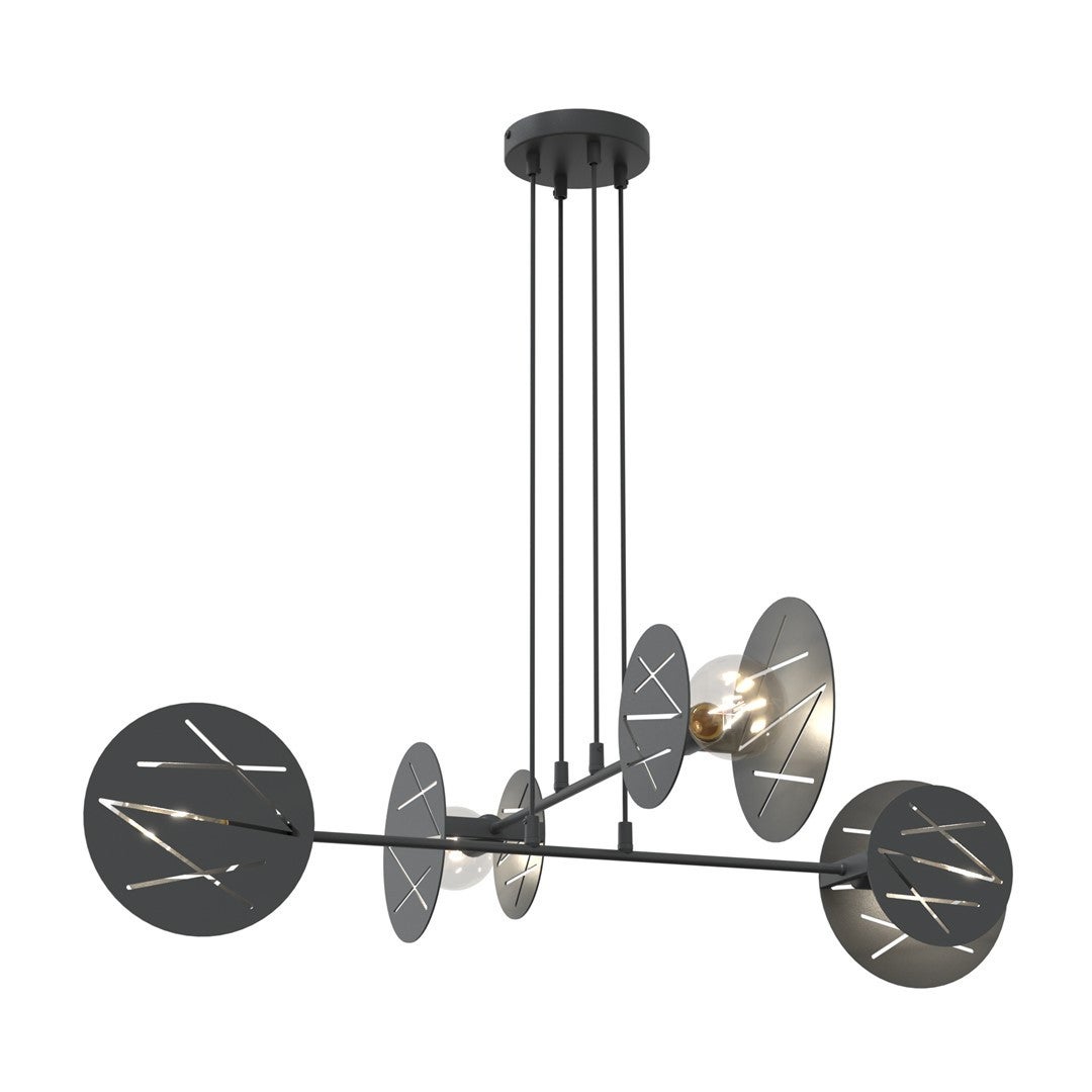 Lampa wisząca XOTIC czarna 4xE27x20W metal wym:120x96x96cm IP20 Emibig