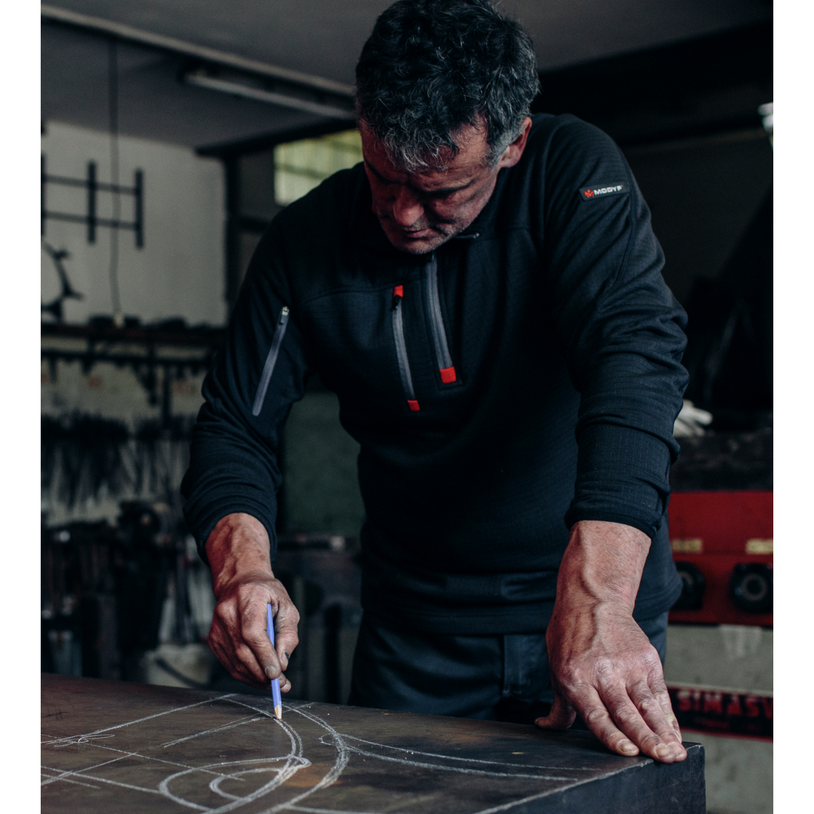 Polaire de travail Stretch Würth MODYF noire - 5