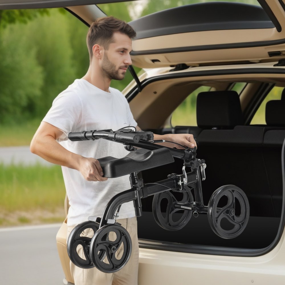 Deambulatore ortopedico regolabile, monopattino per ginocchio e monopattino con freno TEKMAQUINAS - 5