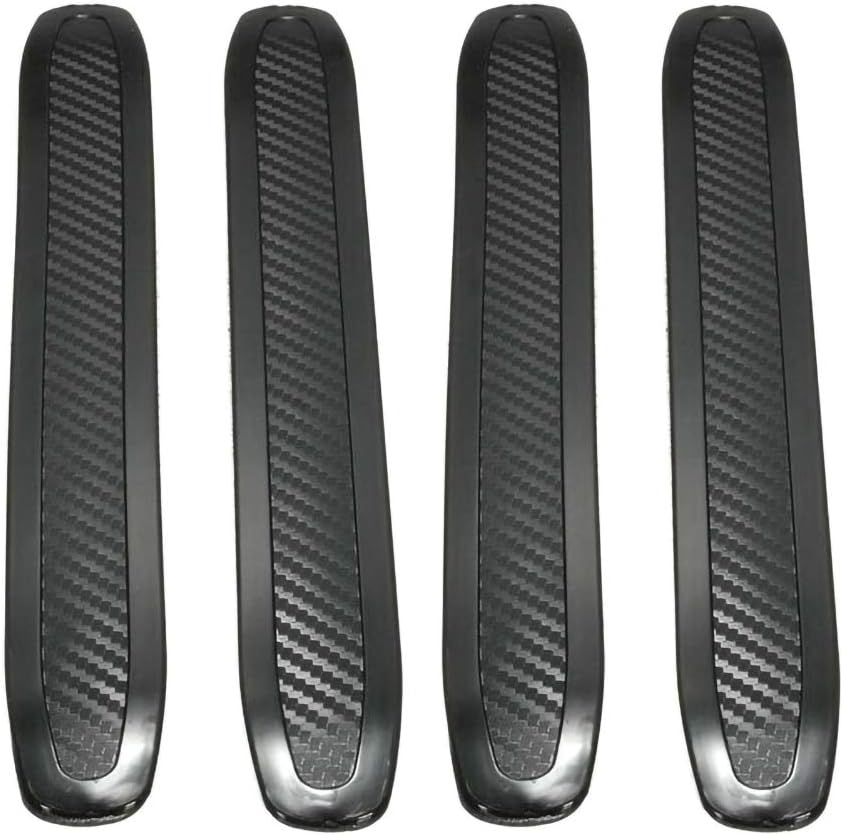Set di 4 strisce di protezione anti-attrito in gomma universali per paraurti auto - 5
