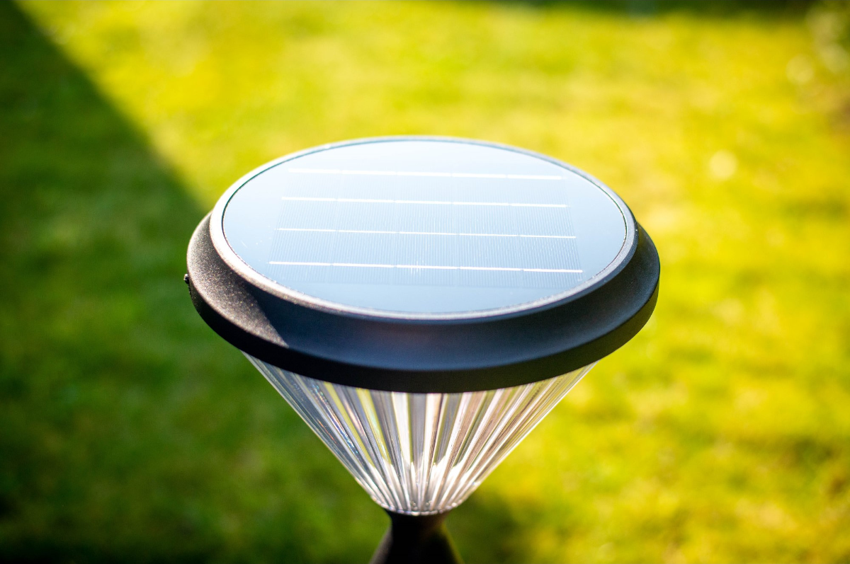 Lámpara solar Iplux® Paris con pie de 50 cm - Alta calidad - Duración de combustión 15 horas - 6