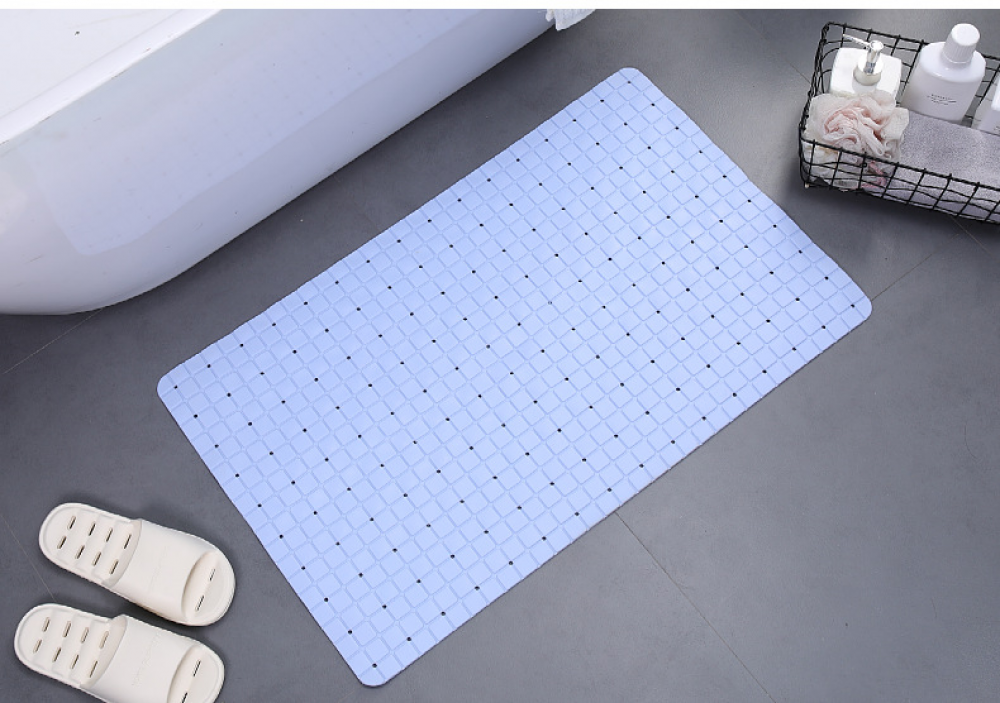 Tappetino antiscivolo per massaggio vasca da bagno, tappetino per pavimento del bagno 40*100 Extra-lungo TPE con bolle antiscivolo, tappetino per doccia bagno | SHEIN ALIA