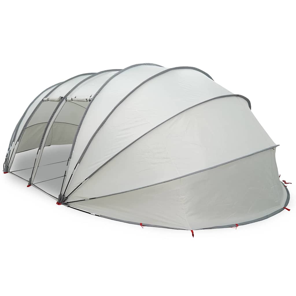 vidaXL Dôme de tente de piscine Gris 538 x 440 x 204 cm - 3