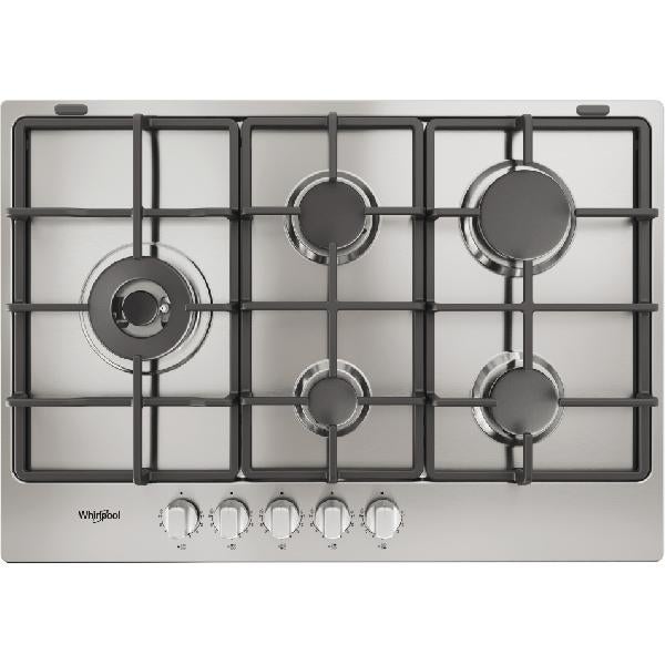 Whirlpool Tgml 761 Ix R Acero Inoxidable Empotrable 73 Cm Gas 5 Quemador(Es) Acero Inoxidable, Leroy Merlin