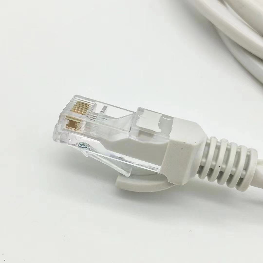 Câble réseau Cat 6 RJ45 10m, Câble LAN Gigabit Ethernet Revêtement en PVC Blanc - 2