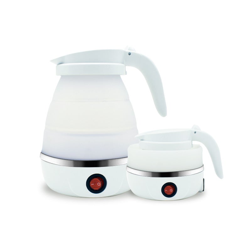 Blanc Bouilloire pliable 0,6 L Avec 2 gobelets pliables, Bouilloire Blanc Bouilloire pliable 0,6 L Avec 2 gobelets pliables, Bouilloire