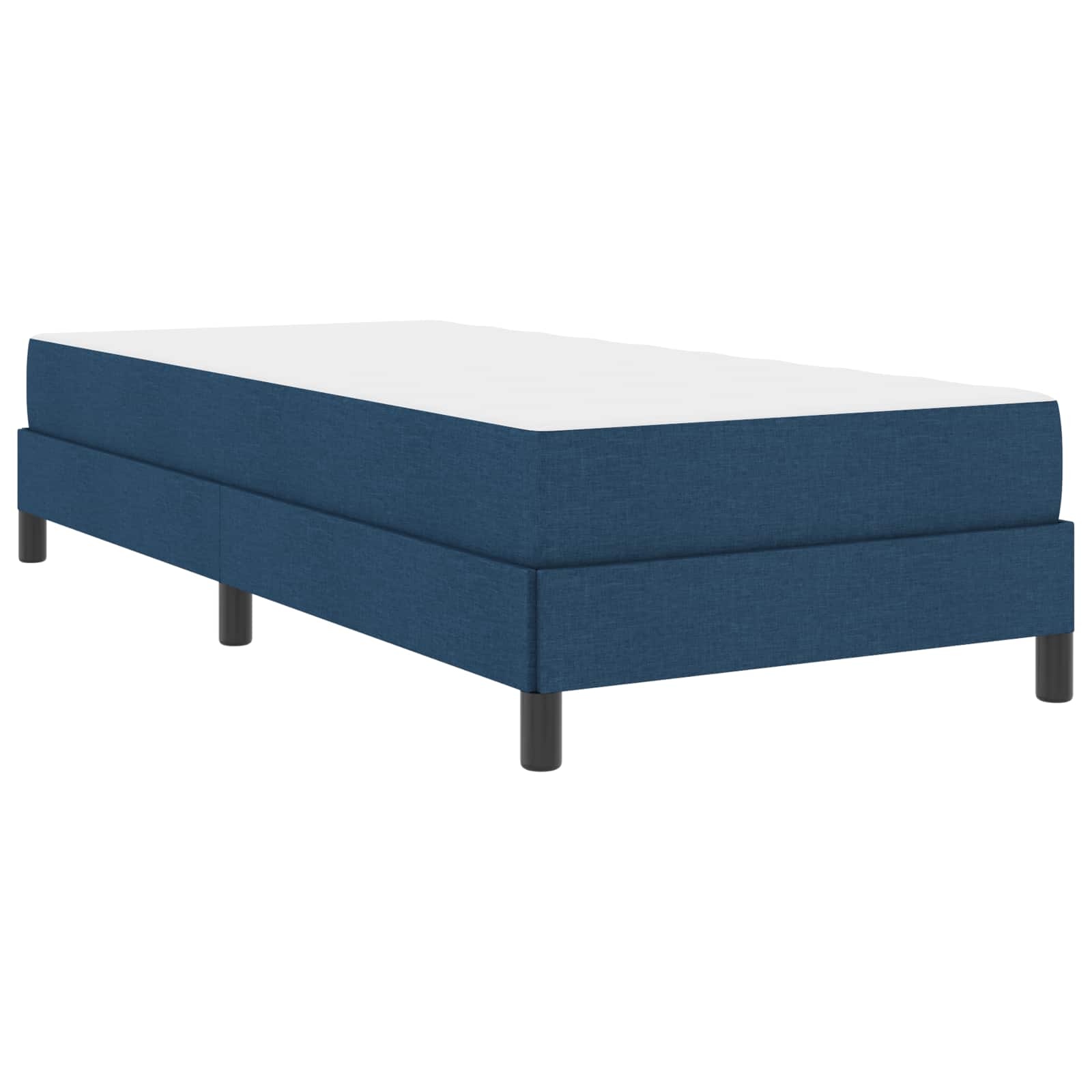At Home Box Spring Cama tipo Box Spring Azul 90 x 200 cm tela | Leroy Merlin