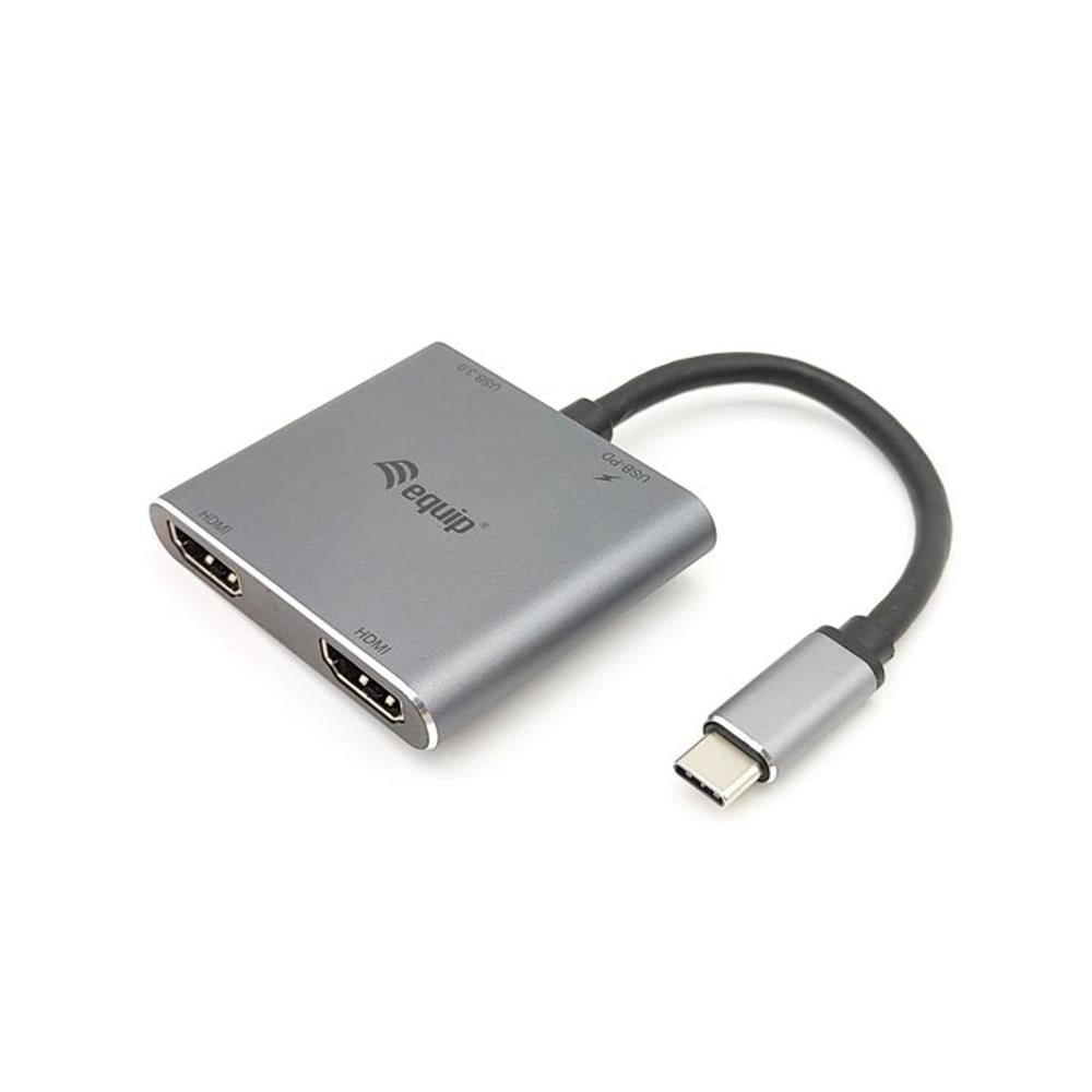 Adaptador equip vga macho a hdmi hembra con audio jack 3.5pulgadas 119038