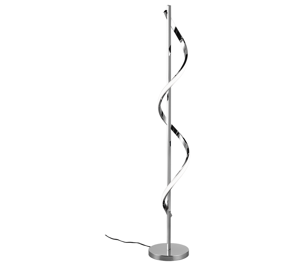 Lampa podłogowa stojąca Isabel srebrno-biała LED 21W 4000K 2600lm wym: 120 x 20 x 20 cm metal RL