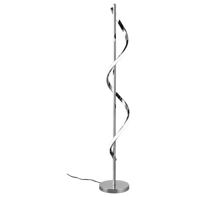 Lampa podłogowa stojąca Isabel srebrno-biała LED 21W 4000K 2600lm wym: 120 x 20 x 20 cm metal RL