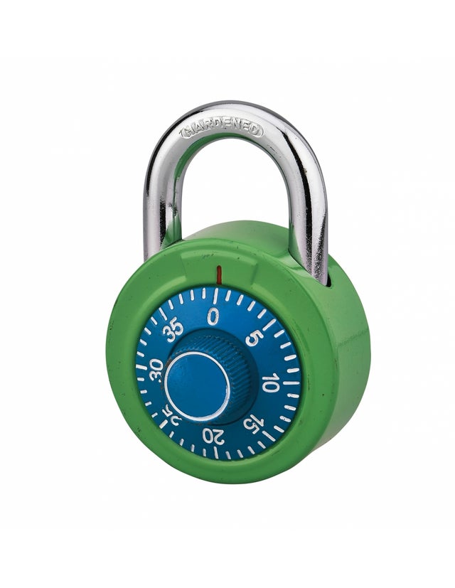 THIRARD - Cadenas à bouton de combinaison Collège, anse acier cémenté nickelé - THIRARD