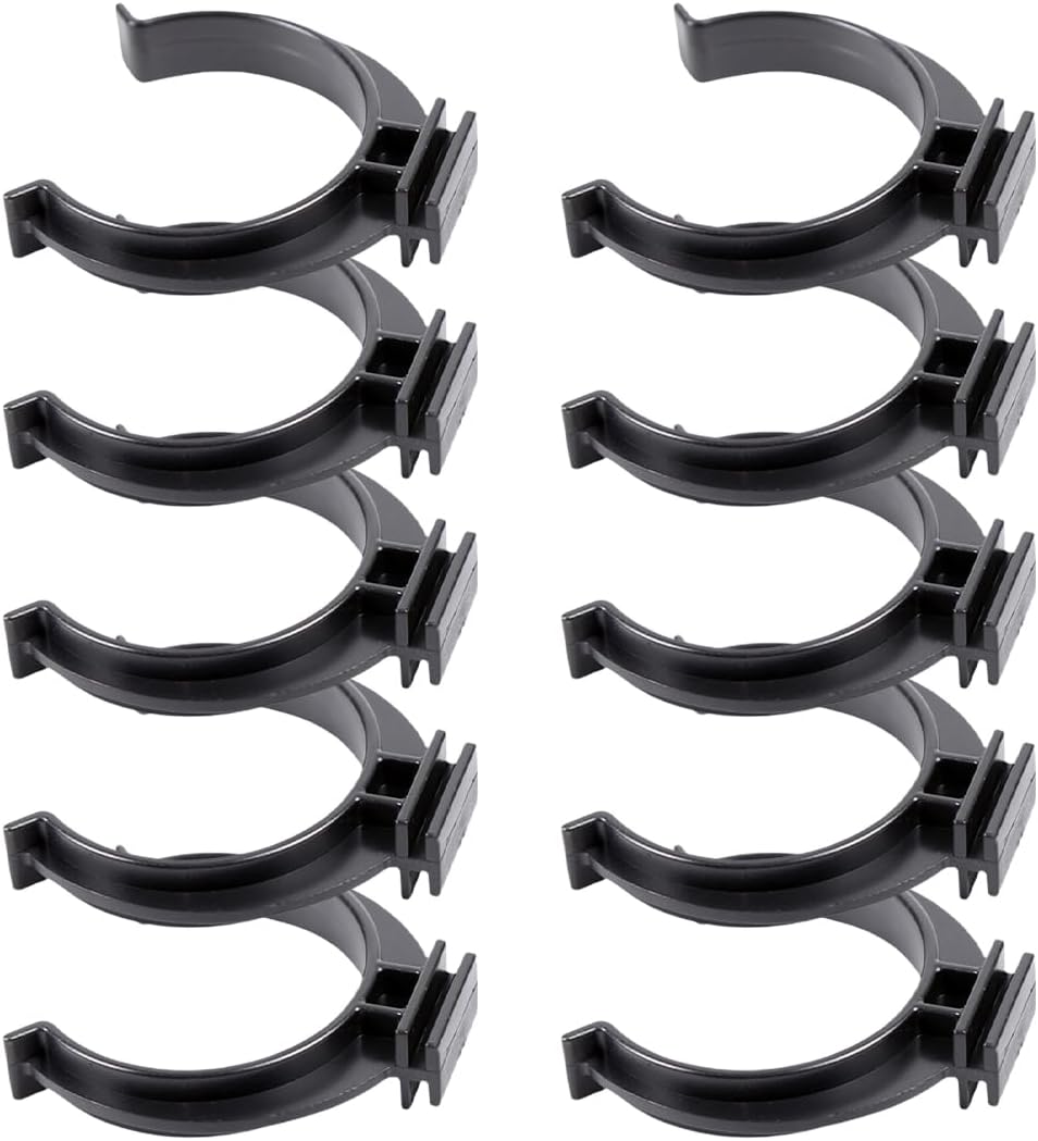 20 Crochets Réglables Pour Plinthes De Cuisine – Clips De Fixation Noirs – Accessoires Meubles Cuisine Solides