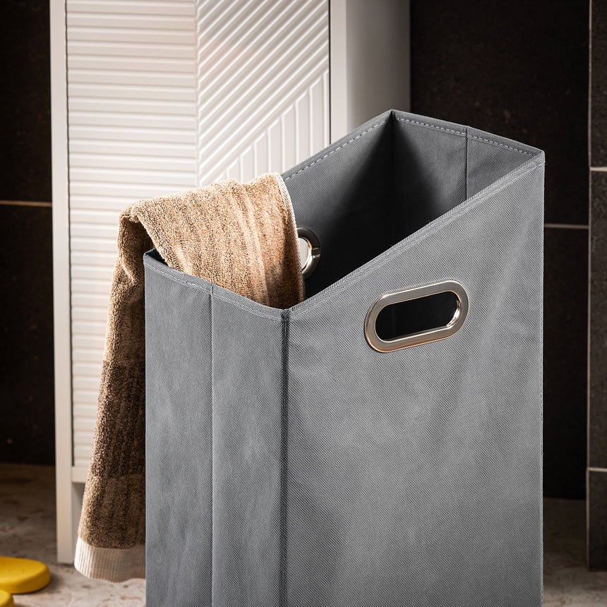 Mueble para Ropa Sucia Canasto para la Colada Amario BZR154-W SoBuy ES - 6