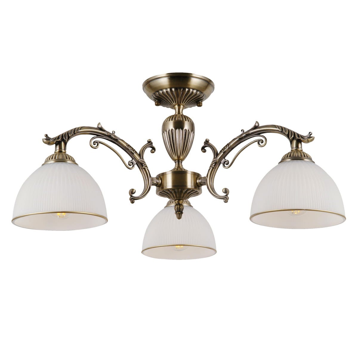 Italux Feneza Elegante lampada da soffitto semi-incasso a 3 luci multi braccio, E27 - 2