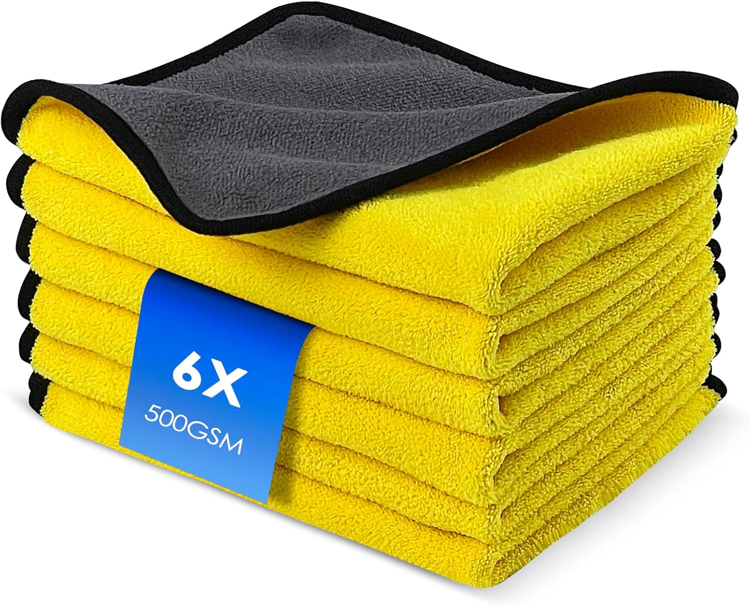 40 x 30 cm Opakowanie 6 ściereczek samochodowych z mikrofibry z osuszającymi chusteczkami z mikrofibry Ręcznik do kurzu do lakieru samochodowego
