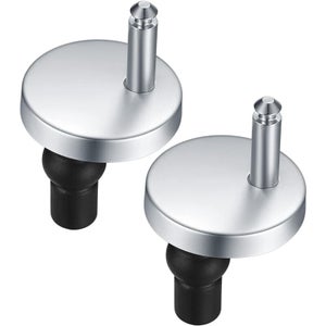 Set Fissaggi Per Sedile WC – Dadi In Gomma E Viti Di Fissaggio In Acciaio Inox, 2 Pezzi, Per Montaggio Tavoletta