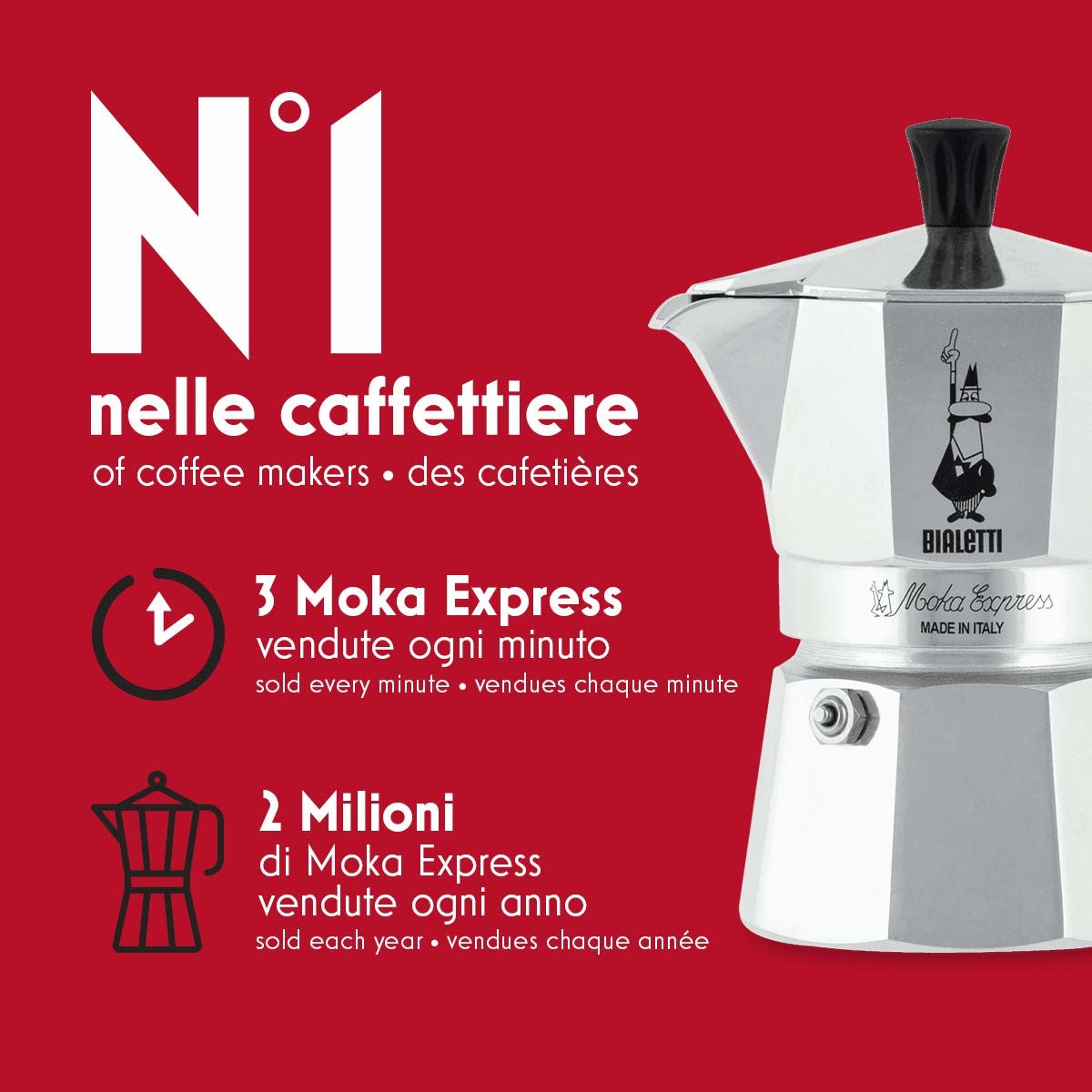 Cafetière Moka Express restylée Tz 2 Bialetti - 4