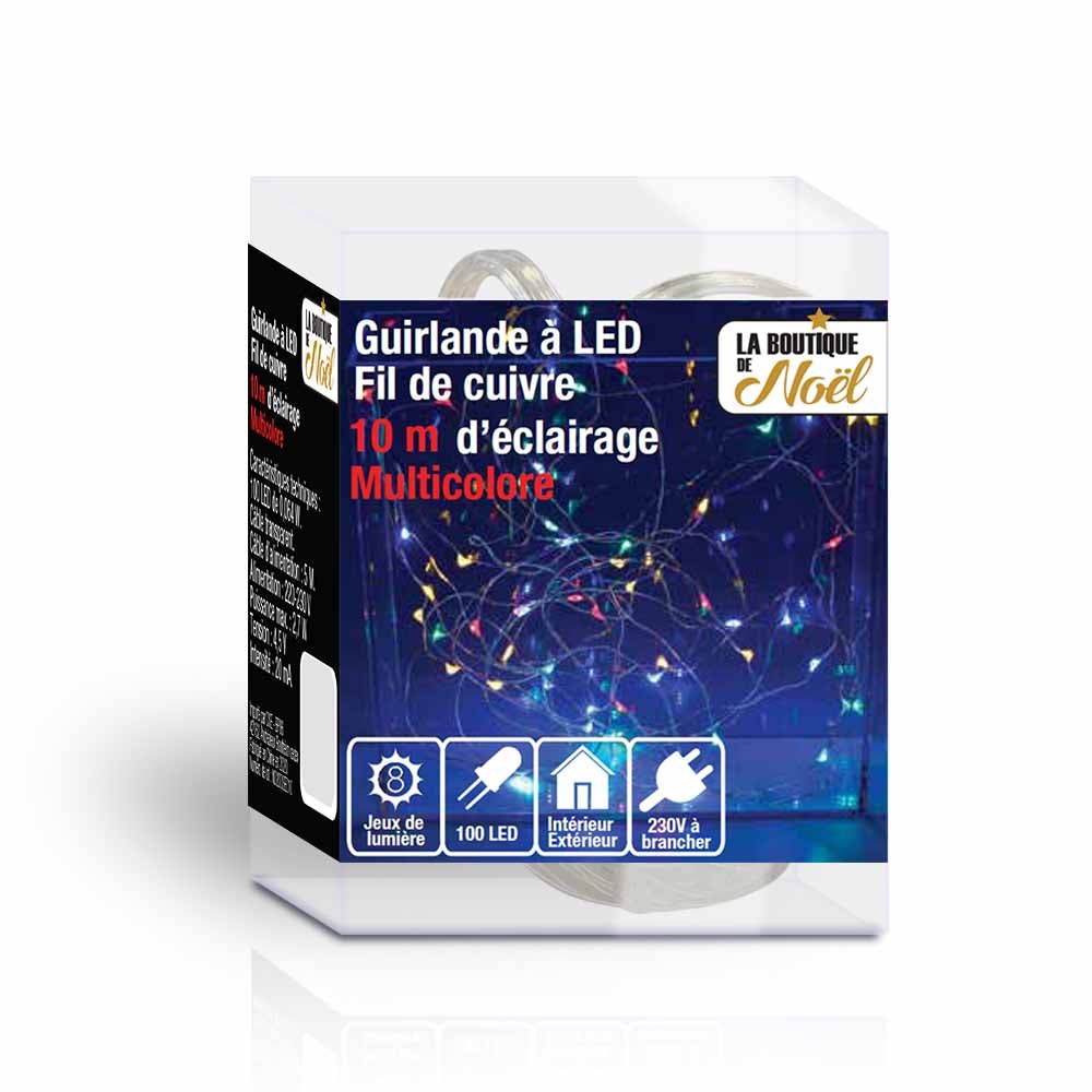 Promo Guirlande Lumineuse 80 Leds chez Hyper U