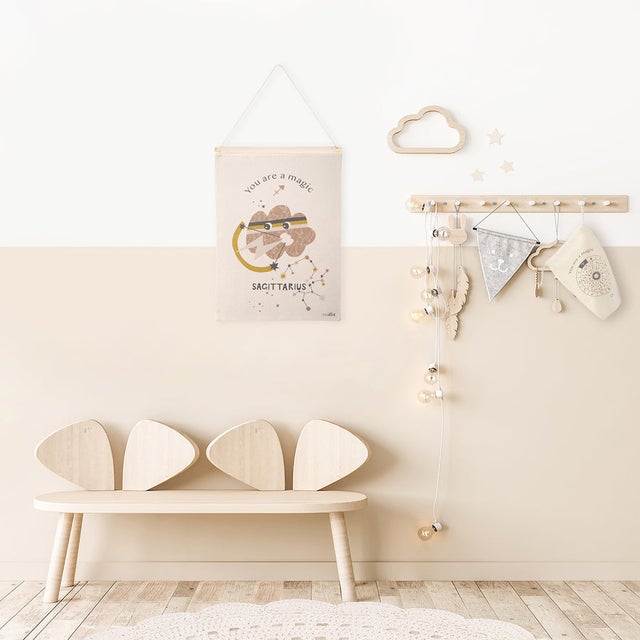 Déco murale chambre enfant zodiaque signe sagittaire LITTLE SAGITTARIUS
