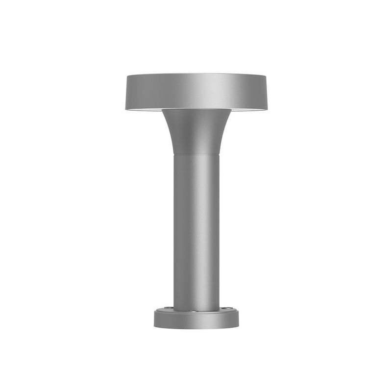 Zewnętrzna latarnia LED Nevada 12W Prosta powierzchnia Ciemnoszara 3000K IP65 IK08 Wysokość 30cm Iberlamp