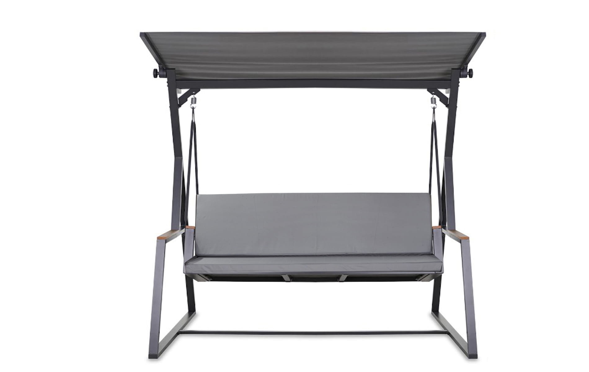 Poduszka ogrodowa na huśtawkę 120x50x50cm poduszka na meble ogrodowe jasna szara, poduszka na balkon taras, poducha ogrodowa na ławkę