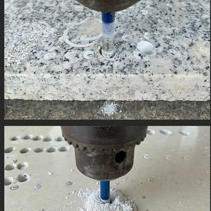 CHOYCLIT Set Di Punte Diamantate Da 15 Pezzi Da 6-50 Mm, Seghe A Tazza, Punte Diamantate, Taglierina In Acciaio Al Carbonio Per Vetro, Ceramica, Porcellana, Marmo, Piastrelle, Granito