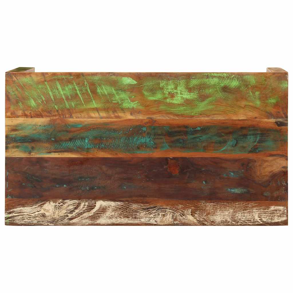 Table basse 110x55x40 cm bois de récupération massif - 3