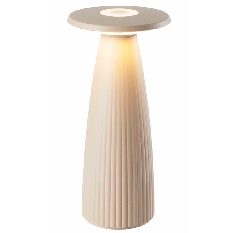 Lampa stołowa wazon FLORA H20CM - SAND