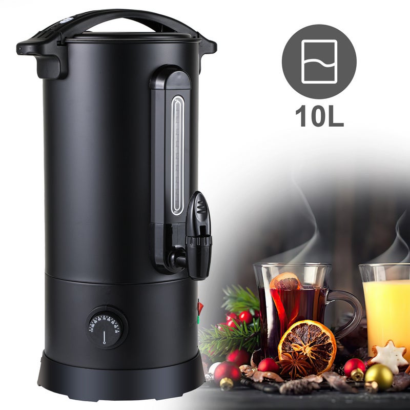 Navaris Distributeur de Boisson Chaude - arite à Vin Chaud en Inox - Appareil Chauffe Eau Thé