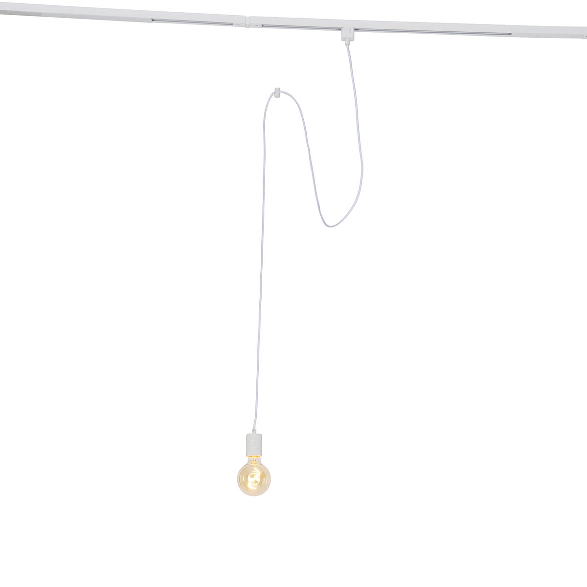 Qazqa nowoczesny oświetlenie szynowe - Iconic Cavalux - biały, okrągły, max. 15w, kompatybilny z żarówką LED, e27, 4.6cm