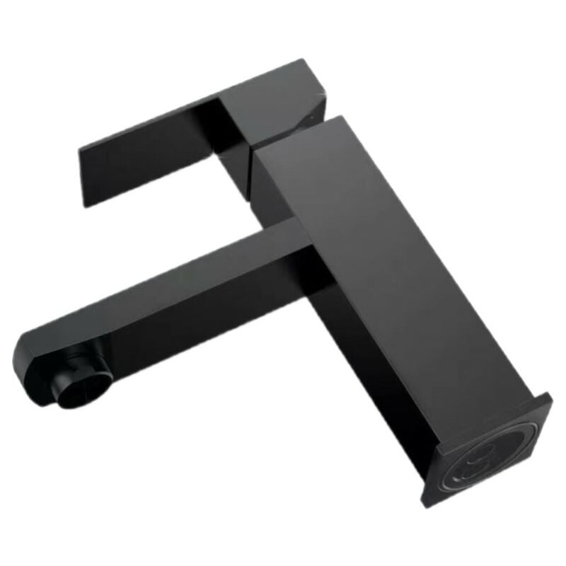 Bateria umywalkowa, bateria do umywalki elegancka, bateria łazienkowa do zimnej i ciepłej wody, bateria umywalkowa łazienkowa czarna