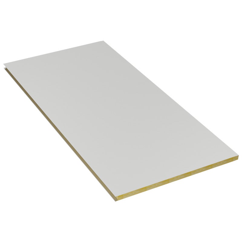 Acero panel - panel box60 fachada tornilleria vista | 2000x1000mm | interior blanco pirineo - exterior blanco pirineo | acero prelacado |