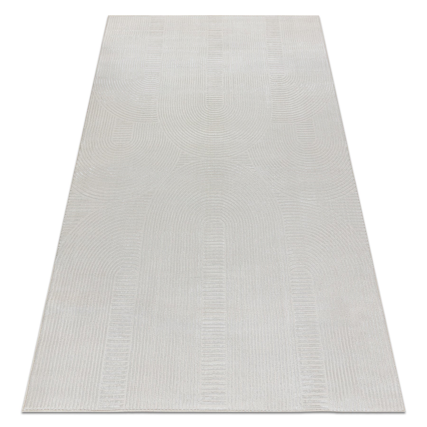 Dywan BALANCE 9086 krem - Geometryczny, strukturalny, glamour 140x190 cm