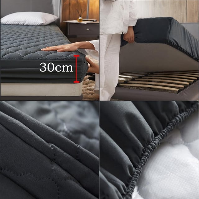 Protège-Matelas 180x200 cm Imperméable et Respirant - Housse de Lit Anti-Urine - Alèse Bébé et Adulte - Microfibre Douce - Non-Dérapante