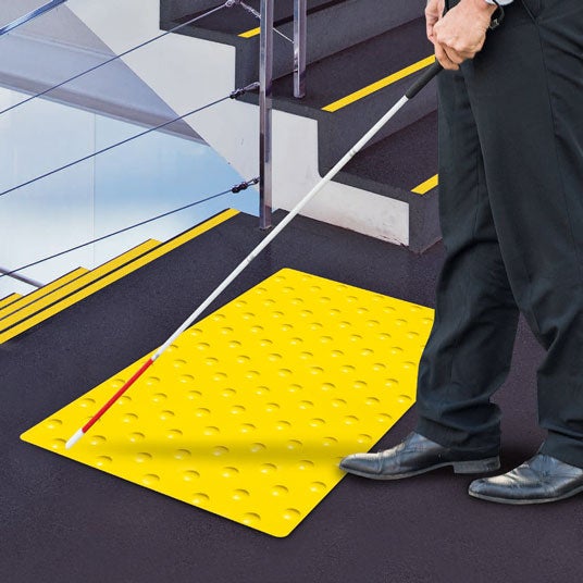 Dalle Podotactile PMR - ERP - Gris - 4