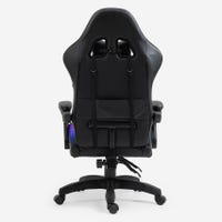 Ranqer Halo RGB - Chaise gamer - Chaise gaming - Noir - avec lumière LED - Dossier et Ranqer Halo RGB - Chaise gamer - Chaise gaming - Noir - avec lumière LED - Dossier et