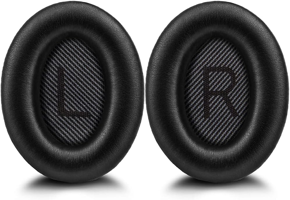 Pasuje do poduszek nausznych Bose QC35 i Bose QC35 II, poduszki nauszne do słuchawek Bose QuietComfort 35 i Quiet Comfort 35 II, wymienne nauszniki