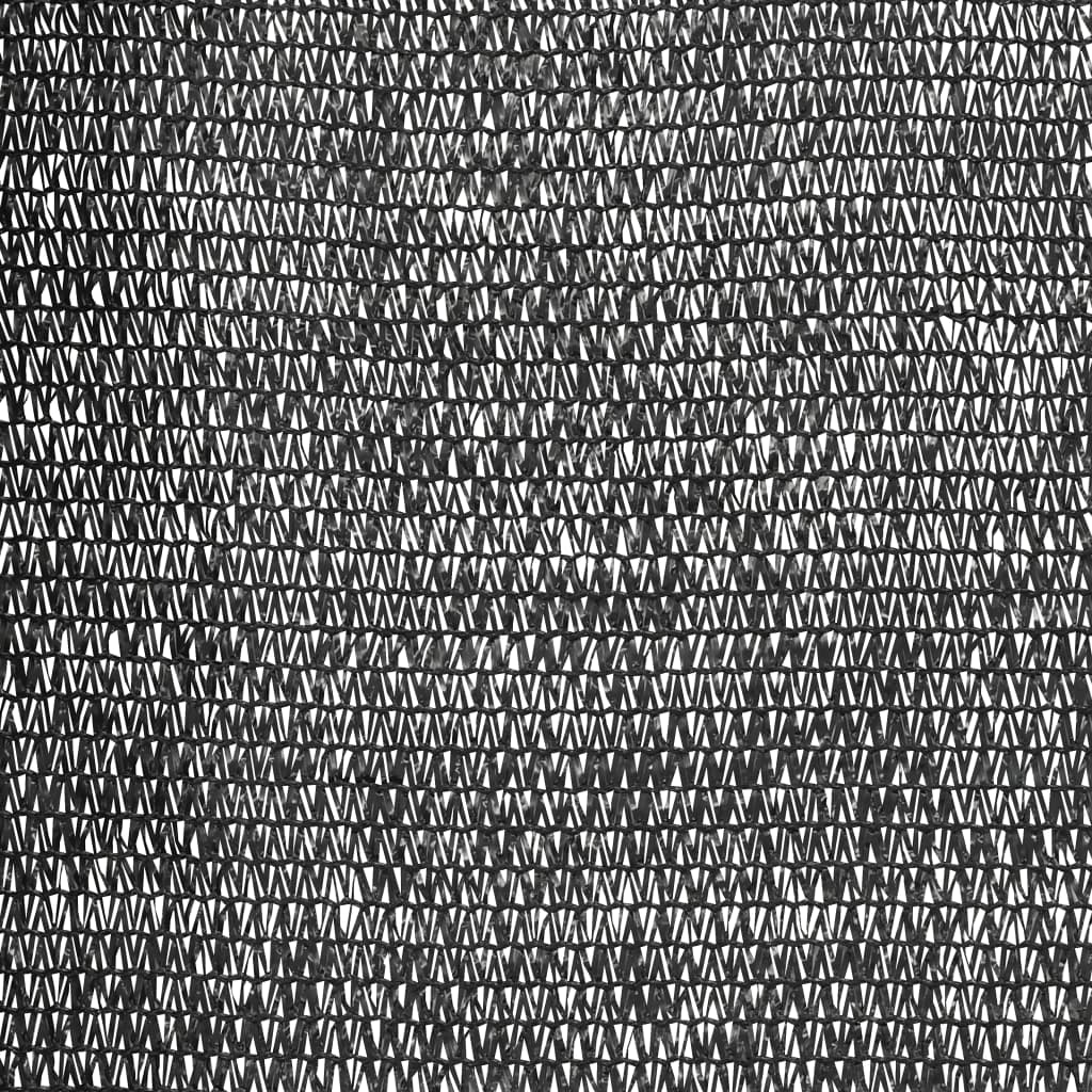 Filet brise-vue | Clôture brise-vue Noir 3,6x25 m PEHD 195 g/m² CFW33243 - 5