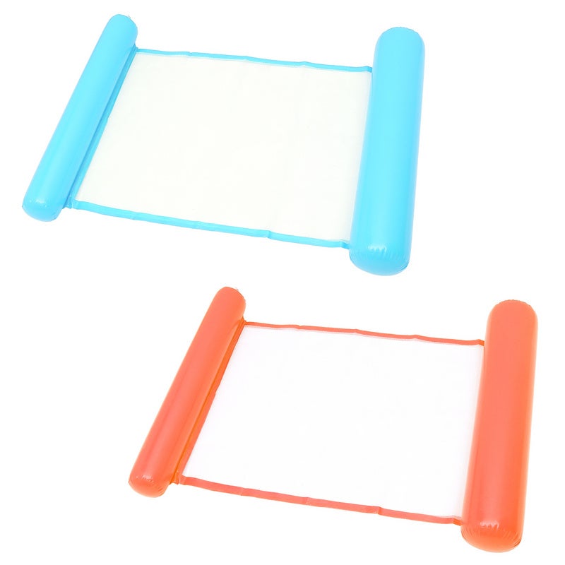 Lot De 2 Matelas Gonflables 4 En 1 Pour Piscine Et Plage - Pour Adultes Et Enfants - Taille 120 X 65 Cm - Jusqu'à 113 Kg