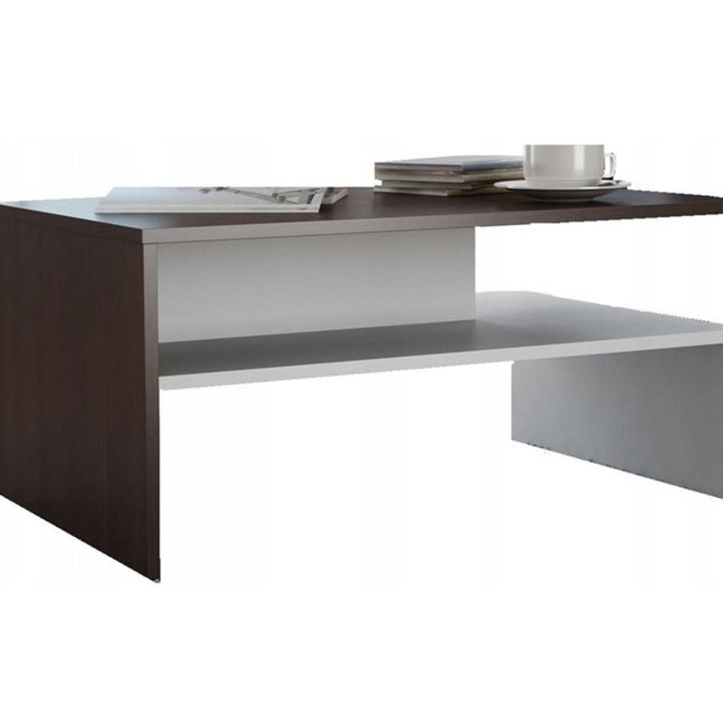 Ława OLA biały-wenge nowoczesny stolik kawowy