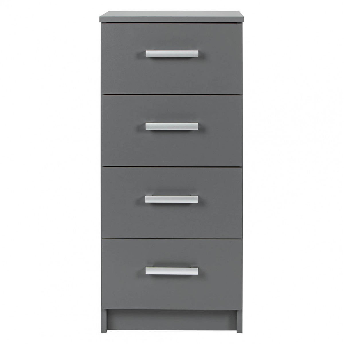 Meuble De Rangement 4 Tiroirs Tissa 75cm - Gris Foncé - Paris Prix