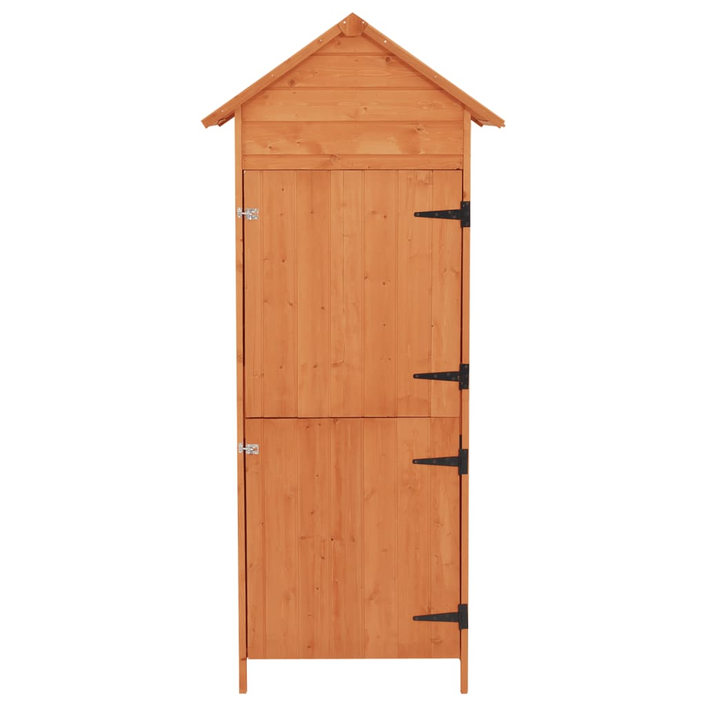 Armoire de rangement de jardin Marron 42,5x64x190 cm - 2
